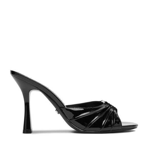 Klapki Juicy Couture. Czarne klapki damskie Juicy Couture, bez wzorów, bez obcasa, bez zapięcia. Za 161.99 zł.
