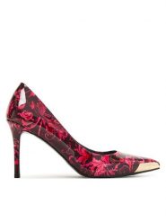 Versace Jeans Couture Szpilki 79VA3S50 ZS366 Bordowy. Czerwone szpilki damskie Versace Jeans Couture, bez wzorów, z jeansu, bez obcasa, na szpilce, bez zapięcia. Za 699.99 zł.