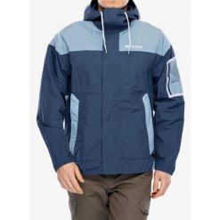 Kurtka przeciwwiatrowa męska Columbia Challenger II Windbreaker. Niebieskie kurtki męskie Columbia, m, bez wzorów, z softshellu, bez kaptura, trekkingowe. Za 251.99 zł.