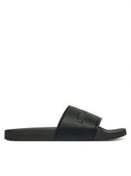 Armani Exchange Klapki XUP017 XV795 00002 Czarny. Czarne klapki męskie Armani Exchange, bez wzorów, ze skóry, bez zapięcia. Za 259.99 zł.