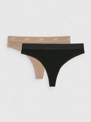 4F Bielizna stringi (2-pack) damskie - multikolor XL. Majtki damskie 4F. Za 49.99 zł.