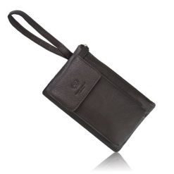 SASZETKA MĘSKA SKÓRZANA DO RĘKI BRĄZOWA PAOLO PERUZZI T-90-BR. Brązowe saszetki i nerki męskie bez wzorów, z materiału. Za 99.00 zł.