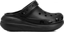 Crocs Klapki Crocs Classic Crush Clog 207521-001. Klapki damskie Crocs, bez wzorów, sportowe, bez obcasa, bez zapięcia. Za 252.67 zł.