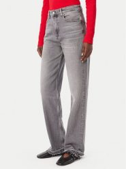 Tommy Jeans Jeansy Layla DW0DW23191 Szary Straight Fit. Szare jeansy damskie Tommy Jeans, bez wzorów, z bawełny. Za 449.99 zł.