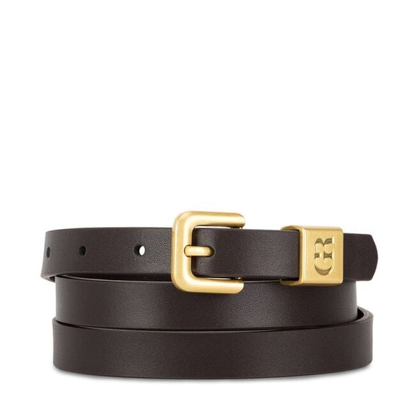 Pasek Damski GINO ROSSI. Brązowe paski damskie Gino Rossi, bez wzorów. Za 99.99 zł.