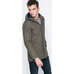 Tokyo Laundry - Parka. Zielone parki męskie Tokyo Laundry, m, bez wzorów, z bawełny, bez kołnierzyka, z kapturem. W wyprzedaży za 129.90 zł.