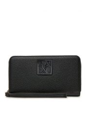 Armani Exchange Portfel XW000361 AF11902 UC001 Czarny. Czarne portfele damskie Armani Exchange, z materiału. Za 349.99 zł.