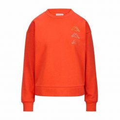 Bluza bez kaptura Unisex Kappa Kifoli Ciemnopomarańczowy. Brązowe bluzy damskie Kappa, bez wzorów, casualowe, bez ramiączek, bez kaptura. W wyprzedaży za 164.20 zł.