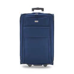 Walizka średnia Semi Line. Niebieskie walizki damskie Semi-line, bez wzorów, średnie. Za 289.99 zł.