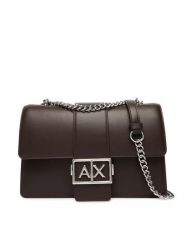 Armani Exchange Torebka XW000070 AF12039 U6018 Brązowy. Brązowe torebki do ręki damskie Armani Exchange, bez wzorów, ze skóry, bez dodatków. Za 679.99 zł.