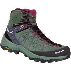 Buty trekkingowe damskie Salewa WS Alp Trainer 2 Mid Gtx. Zielone obuwie trekkingowe damskie Salewa, z gore-texu, za kostkę, bez zapięcia. Za 1,017.95 zł.