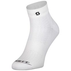 Skarpety SCOTT Performance Quarter. Białe skarpetki damskie Scott, bez wzorów. Za 58.99 zł.