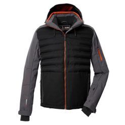 Kurtka puchowa Killtec KSW 72. Czarne kurtki sportowe męskie KILLTEC, na zimę, m, bez wzorów, z puchu, bez kaptura, narciarskie. Za 912.00 zł.