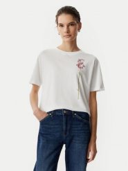 JOOP! T-Shirt 263Je32Tate 30103768 Biały Regular Fit. Białe t-shirty damskie JOOP!, bez wzorów, z bawełny, bez kołnierzyka, bez ramiączek. Za 334.99 zł.