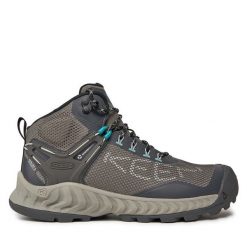 Trekkingi Keen. Szare obuwie trekkingowe damskie Keen, bez zapięcia. Za 539.99 zł.