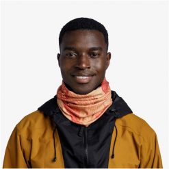 Komin na szyję - Bandana BUFF Thermonet® Evaporate Tangerine. Brązowe szaliki męskie Buff, bez wzorów. Za 119.99 zł.