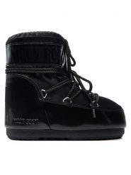 Moon Boot Śniegowce 80D1409350 Czarny. Czarne buty zimowe męskie Moon Boot, bez wzorów, ze skóry, bez obcasa, bez zapięcia. Za 899.99 zł.