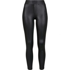 Legginsy damskie Urban Classics imitation leather. Czarne legginsy damskie Urban Classics, bez wzorów, z poliesteru. Za 84.65 zł.