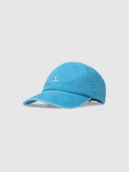 4F Czapka z daszkiem strapback damska - niebieska Uniwersalny. Niebieskie czapki damskie 4F, na lato, bez wzorów, z bawełny, sportowe. W wyprzedaży za 39.99 zł.