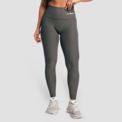 Legginsy damskie fitness z wysokim stanem Core Carbon. Legginsy damskie GYMBEAM, bez wzorów, z bawełny. Za 84.90 zł.
