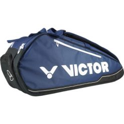 Torba na rakietę do badmintona Victor Doublethermobag 9115 B. Niebieskie torby na ramię męskie Victor, z materiału, na ramię. Za 309.99 zł.