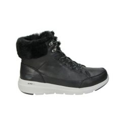Damskie trampki na co dzień GLACIAL ULT 144178. Czarne trampki i tenisówki damskie Skechers, bez wzorów, bez zapięcia. Za 369.99 zł.