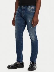 Dolce&Gabbana Jeansy GY07CD G8LN7 Granatowy Slim Fit. Niebieskie jeansy męskie Dolce&Gabbana, z bawełny. Za 3,419.00 zł.
