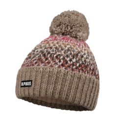 Czapka trekkingowa damska Alpinus Autiola. Brązowe czapki damskie Alpinus, na zimę, bez wzorów, sportowe. Za 99.00 zł.