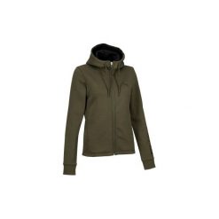 Bluza na zamek z kapturem Gym & Pilates 100 damska. Brązowe bluzy damskie Puma, m, bez wzorów, z bawełny, bez ramiączek, bez kaptura. W wyprzedaży za 159.99 zł.