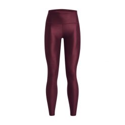 Legginsy treningowe damskie Under Armour HG Armour HiRise. Czerwone legginsy damskie Under Armour, bez wzorów. Za 79.99 zł.