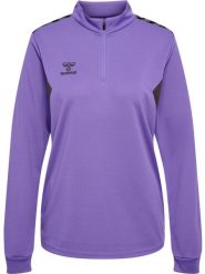 Damska bluza dresowa half zip Hummel Authentic. Szare bluzy damskie Hummel, na wiosnę, l, bez wzorów, z dresówki, klasyczne, bez ramiączek, bez kaptura. Za 173.45 zł.