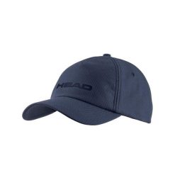 Czapka tenisowa Head Performance Cap granatowa. Niebieskie czapki damskie Head, bez wzorów, sportowe. Za 99.00 zł.