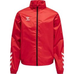 Kurtka ortalionowa piłkarska dla dorosłych Hummel Core XK Spray Jacket. Czerwone kurtki męskie Hummel, xl, bez wzorów, sportowe, bez kaptura. Za 168.00 zł.
