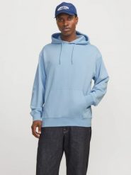 Jack & Jones Jack&Jones męska bluza z kapturem JJESTAR BASIC SWEAT HOOD NOOS 12257852 CHAMBRAY BLUE L. Niebieskie bluzy męskie Jack & Jones, l, bez wzorów, bez ramiączek, z kapturem. Za 109.99 zł.