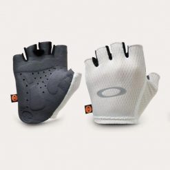 Rękawiczki rowerowe Oakley DROPS ELITE FOS902083-100. Białe rękawiczki męskie Oakley, bez wzorów, z materiału. Za 245.22 zł.