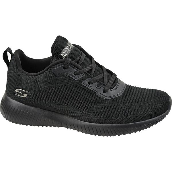 Trampki Skechers Bobs Squad Tough Talk, Czarny, Kobiety. Czarne trampki i tenisówki damskie Skechers, bez wzorów, bez zapięcia. Za 249.99 zł.