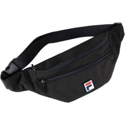 Torebka nerka Fila Bissau Coated Canvas Double Zipper Waist Bag pojemność 8 L. Czarne saszetki i nerki męskie Fila, bez wzorów, z bawełny. Za 79.99 zł.