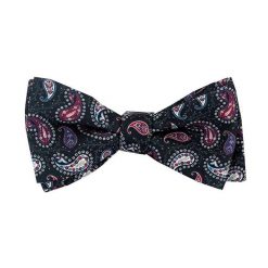Mucha Do Samodzielnego Wiązania - His Story - Kolorowa, Paisley. Krawaty i muchy His Story, z aplikacjami, z mikrofibry, eleganckie. Za 79.00 zł.