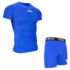 Komplet termoaktywny Keeza z krótkim rękawem. Czarne bielizna sportowa damska KEEZA, m, bez wzorów. Za 100.00 zł.