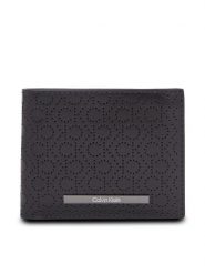 Calvin Klein Portfel Modern Bar Bifold 6Cc W/Bill K50K511834 Czarny. Czarne portfele męskie Calvin Klein, bez wzorów, ze skóry. Za 279.99 zł.