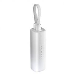 Powerbank 5000mAh Vention FHWM0 20W + kabel USB-C do lightning (szary). Szare powerbanki Vention. Za 109.00 zł.