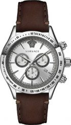 Zegarek Versace Zegarek marki Versace model VEV700119 kolor Brązowy. Akcesoria Męskie. Sezon: Cały rok NoSize. Brązowe zegarki męskie Versace, bez wzorów. Za 2,654.59 zł.