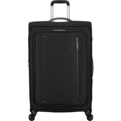 Walizka na 4 kółkach długa American Tourister Cloudrider L EXP TSA. Czarne walizki damskie American Tourister, bez wzorów, z materiału. Za 593.45 zł.