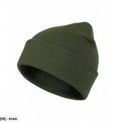 MALFINI - ADLER - - Czapka unisex, % poliakryl - uni khaki. Brązowe czapki damskie MALFINI, na zimę, bez wzorów, z poliakrylu. Za 13.50 zł.