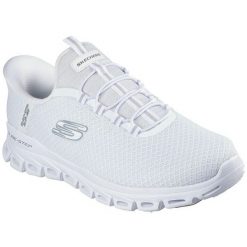 Buty sportowe męskie Skechers Glide step Noxus. Białe buty sportowe męskie Skechers, bez wzorów, bez zapięcia. Za 390.00 zł.