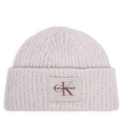 Czapka Calvin Klein. Czerwone czapki damskie Calvin Klein, na zimę, bez wzorów. Za 209.99 zł.