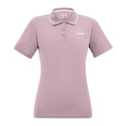 Koszulka Polo Damska Botanna. Czerwone bluzki damskie Regatta, bez wzorów, sportowe, bez kołnierzyka, bez ramiączek. Za 94.99 zł.