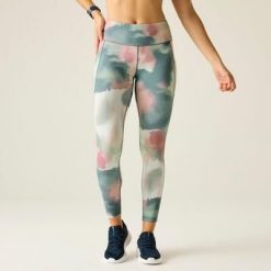 Damskie wpływowe legginsy. Niebieskie legginsy damskie Dare 2B, bez wzorów. Za 129.99 zł.