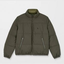 Kurtka Volcom Fillmore Jkt Oliwkowa. Zielone kurtki męskie Volcom, bez wzorów, bez kaptura. Za 761.36 zł.