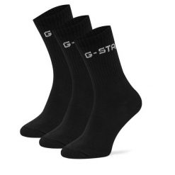 Skarpety długie G-Star Raw. Czarne skarpetki damskie G-Star Raw, bez wzorów. Za 49.99 zł.